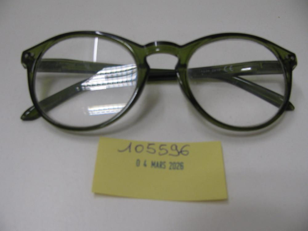 Lunettes : N° 2026001218 Trouvé(e) le : Wed Mar 04 00:00:00 CET 2026