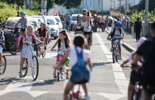 arrivée des élèves à l'école